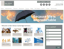 Tablet Screenshot of barrellison.co.uk